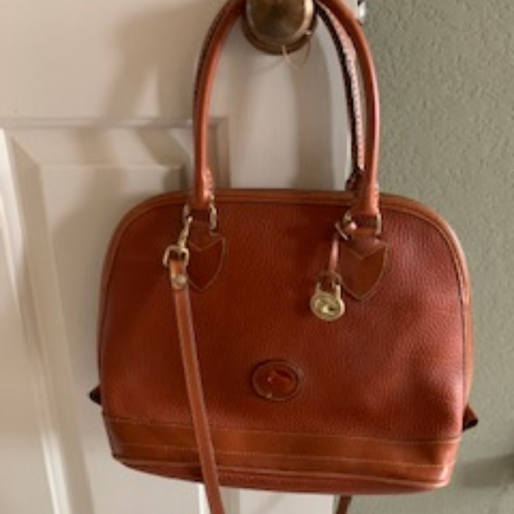 Dooney & Burke tan satchel